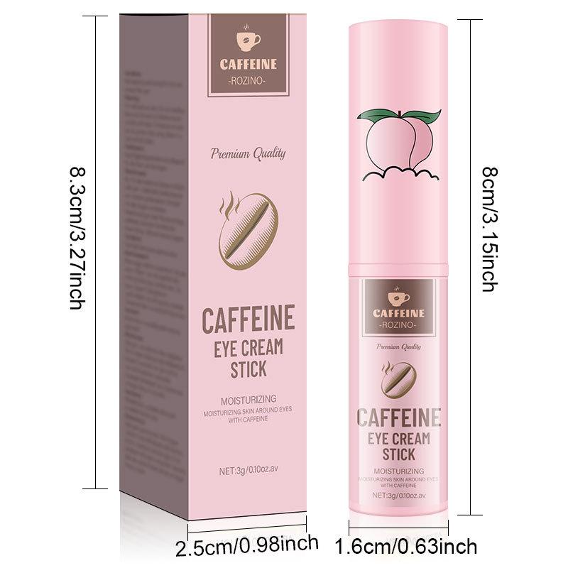 Koffein Augencreme Anti-Aging Behandlung von Augenringen Feuchtigkeitsspendende Unteraugencreme gegen Falten, Schwellungen und Tränensäcke mit straffender Wirkung 3g 3g
