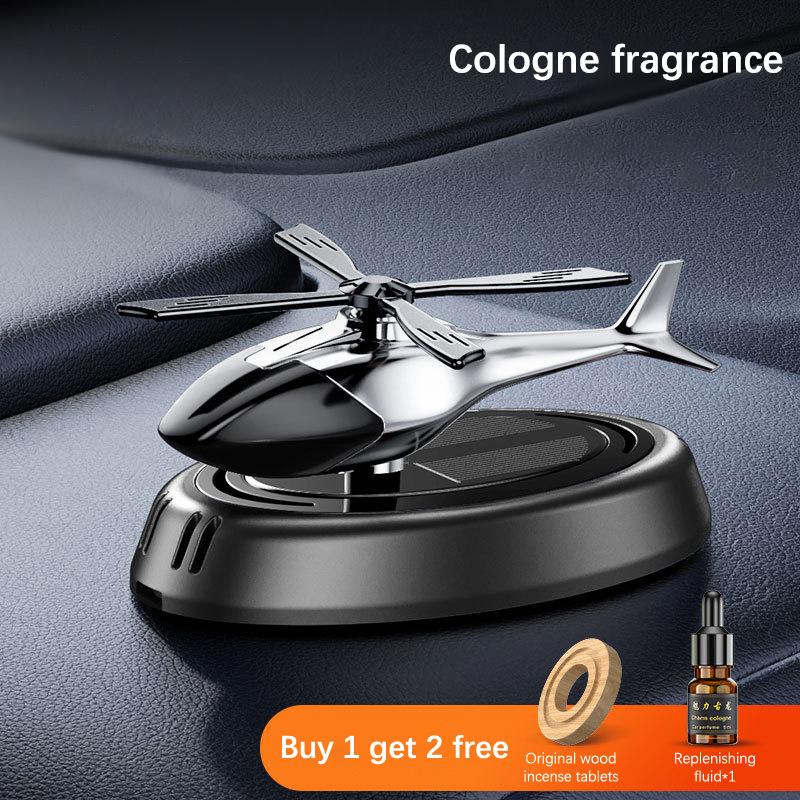 Auto Lufterfrischer Solar Flugzeug Dekoration Mini Auto Parfüm Lufterfrischer Duft Auto Flugzeug Ornament Auto Zubehör graue