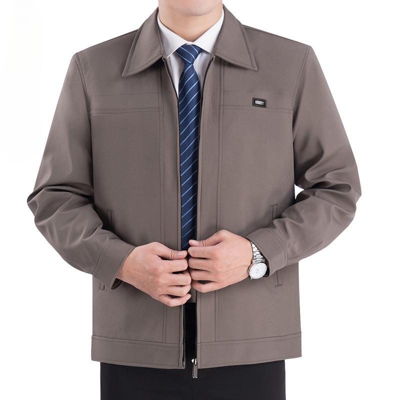 Jacken für Männer mittleren und höheren Alters Frühling und Herbst Herrenjacken Papa-Jacken Oberteile XXXXXL
