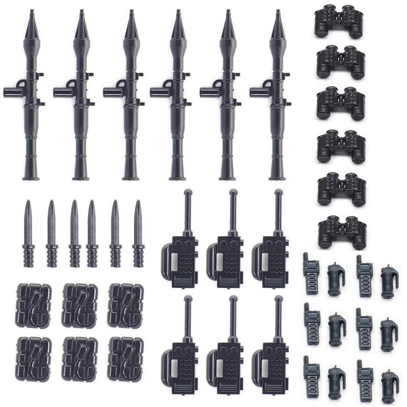 Militär-Armeespielzeug, Mini-Actionfiguren, Spielzeugzubehör, SWAT-Team-Ausrüstungsset, Kampfbausteine, Ziegelspielzeug 4.5cm