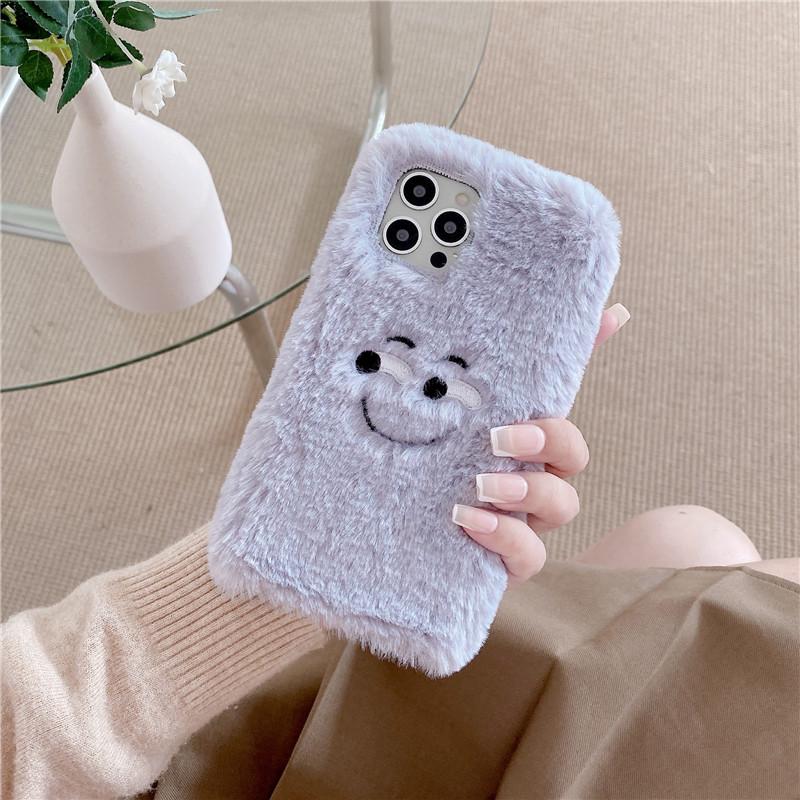 Cartoon Monster Fell Handyhülle für Samsung S23 S22 Ultra S20 S21 FE A14 A24 A34 A54 A13 A23 A33 A53 A12 A22 A32 A52 A31 A51 A71/Redmi Note12 11 10s samsung A71 4G grau