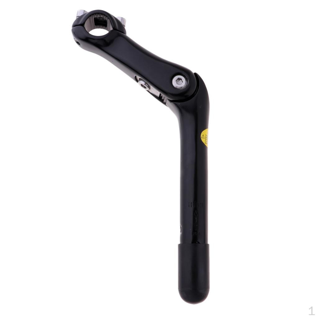 Verstellbarer Fahrradlenker Vorbau Erhöhung Fahrradzubehör - wie beschrieben, .4mm Black 25.4mm black