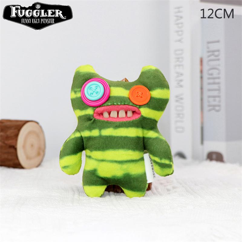 Original Fuggler Hässliche Zähne Monster Plüschtiere Lustige Fugguler Großäugige Monster Verrücktes Kaninchen Humph Gefüllte Plüschpuppen Geschenke yellow