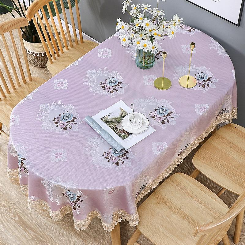 Europäische Sticken Tischdecke Ovale Tischdecke Wohnzimmer Tischdecke Rechteckige Tee Tisch Tischdecke Kleine Abdeckung Handtuch 140x 200cm rectangle