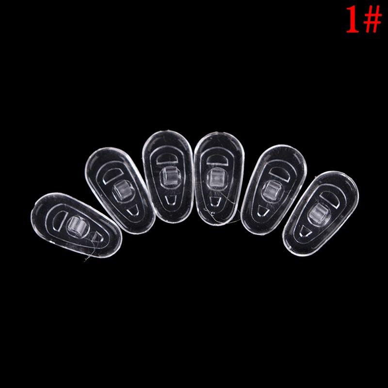 5 Paar Luftkammer-Nasenpads aus Silikon für Brillen, Brillen, Brillenzubehör, M X N1