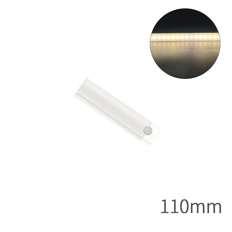 Motion Sensor Licht Drahtlose LED Nachtlicht USB Aufladbare Nacht Lampe Für Küche Schrank Garderobe Lampe Treppe Hintergrundbeleuchtung 110mm-12LED