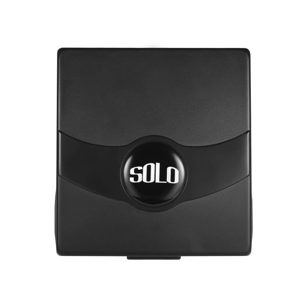 Schwarze Schilfrohr-Halterbox aus ABS mit 8 Stück Schilfkapazität für Saxophon schwarz