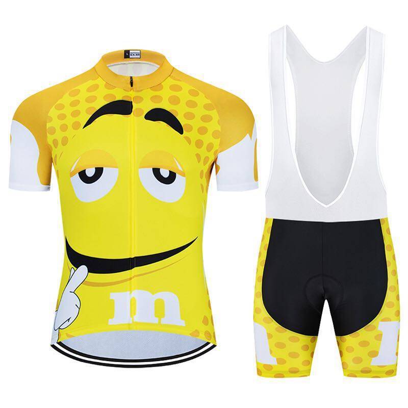 2026 Sommer Atmungsaktives Fahrradbekleidungsset Cartoon Deko Outdoor Fahrradbekleidung Rennrad Mountainbike Radsport Kurzarm Anzug XL