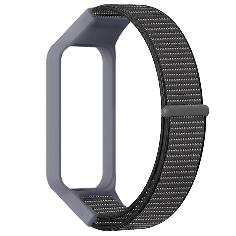 Für Redmi Band 2 Armband Nylon Loop Armband + Gehäuse Armband für Xiaomi Band 8 Active Handgelenk Gürtel Smart Watch Zubehör Redmi Band 2 graue