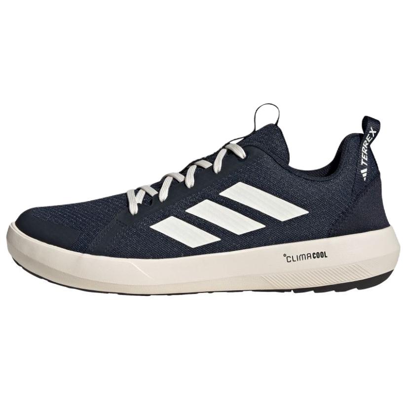 Adidas Terrex Boat Climacool Bequem Weich Rutschfest Atmungsaktiv Grip Low-Top Wanderschuhe Unisex Wanderschuhe Tiefblau JI3500 43⅓
