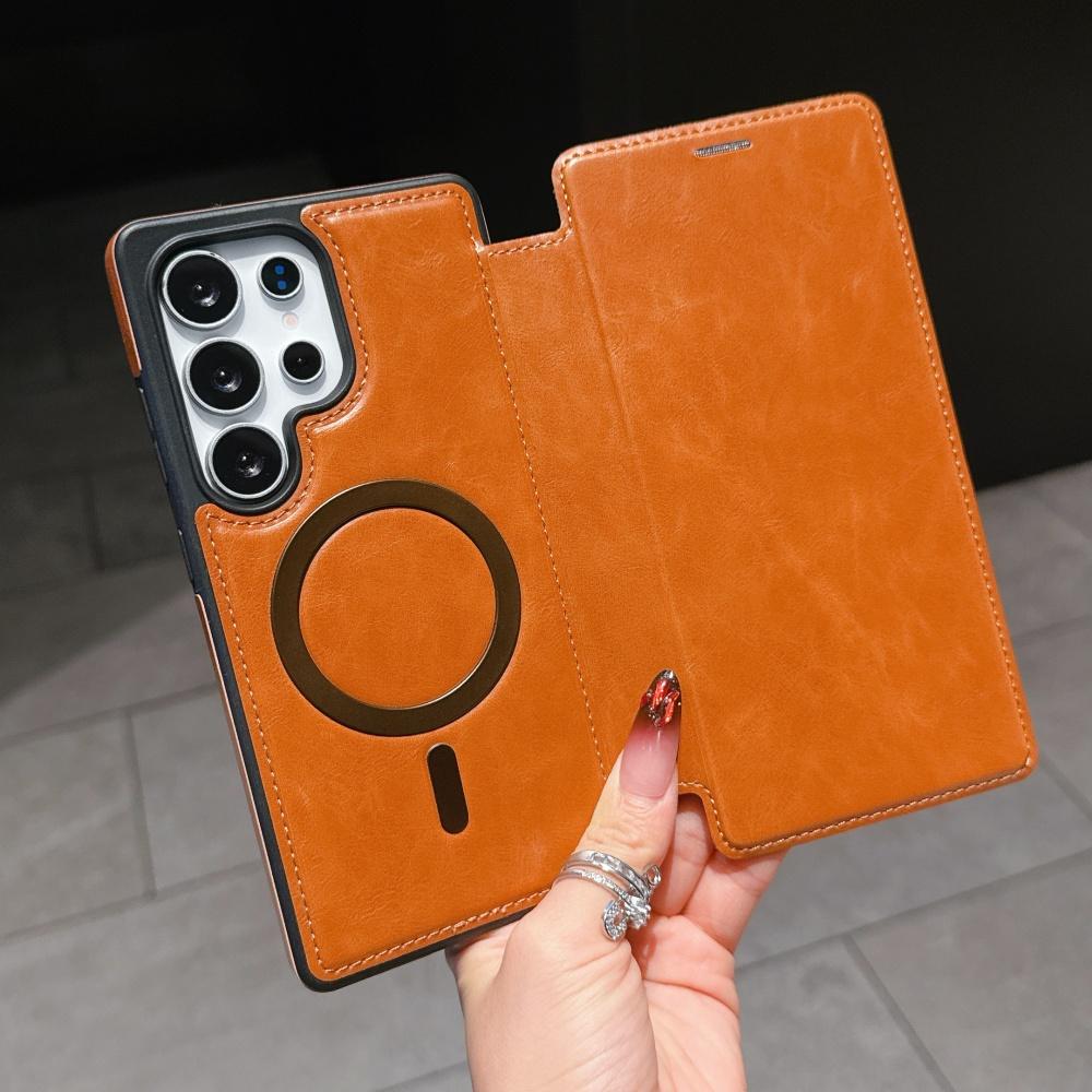 Luxus Flip Wallet Kartenfach Lederhülle Für Samsung Galaxy S25 Ultra S24 S23 Plus S22 S25Edge Magnetische Faltständer Halter Abdeckung Galaxy S23+
