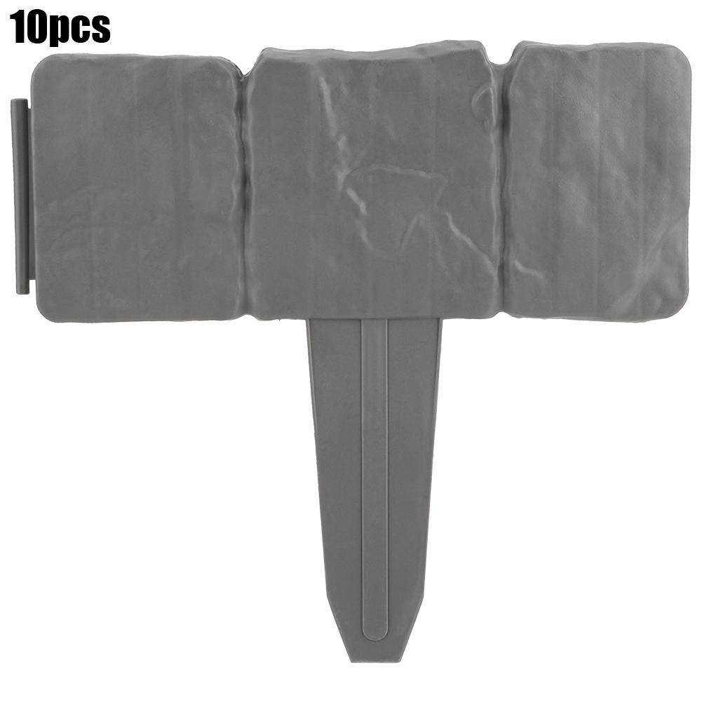 10 Stück DIY Faltbare Spleißbare PP Kunststoff Boden Gartenarbeit Zaun Zaun Zaun Gartenzaun