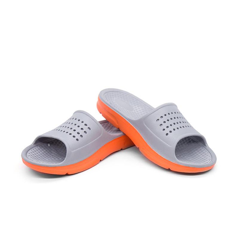 2024 Rutschfeste Wasserleckende Hausschuhe Übergröße 49 50 Herren Badeschuhe Hausschuhe Strand Leicht Bequem Weiche Sohle Pantoletten 48 gray