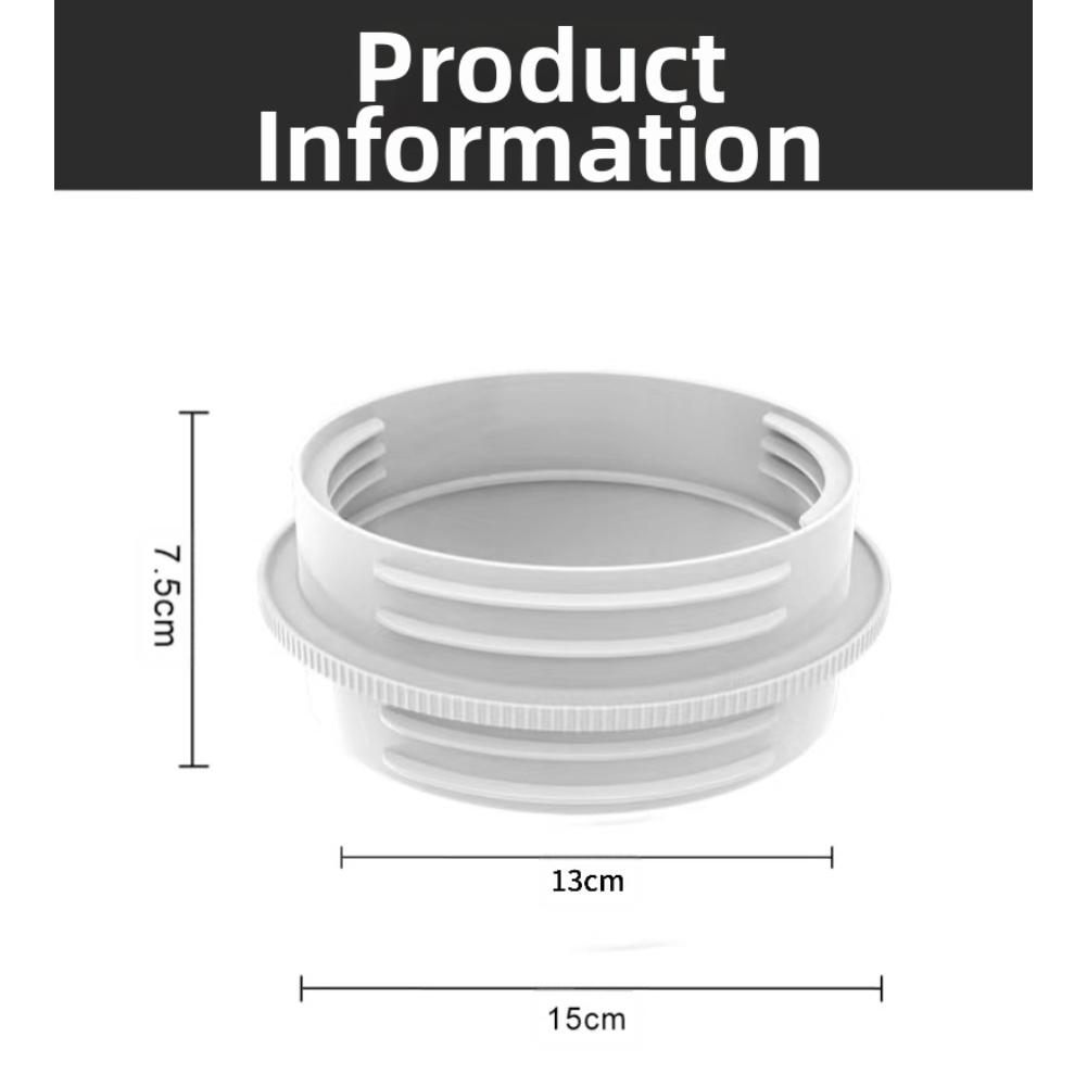 Adapter für die Anschlussstelle des Klimaanlagen-Abluftschlauchs in den Größen 130 mm/150 mm mit verbessertem Luftstrom und kompakter Form China Mainland