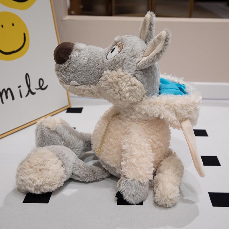 Niedliche Wolf-Plüschtiere im Schafspelz, Wolf-Kuscheltiere, Kinderspielzeug, Weihnachtsgeschenke, große böse Wolf-Puppen