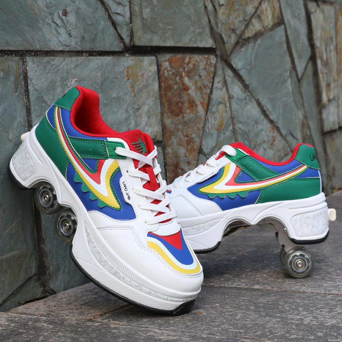 Verformte Schuhe Ausreißer-Schuhe Mehrzweck-Vierrad-Skates, Skates, Skates, Skateboards 39