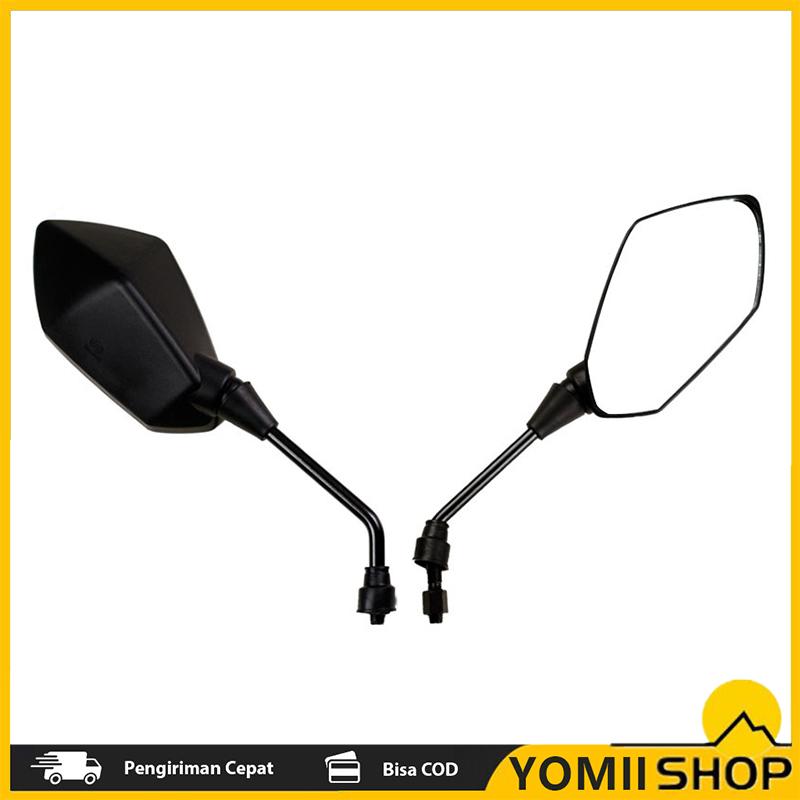 Motorrad-Rückspiegel, Motorrad-Reflektor, Motorrad-Roller, 8 mm schwarz