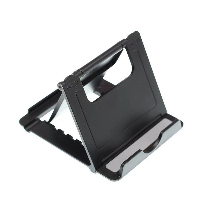 VAORLO Mini-Handyhalterung, faltbar, leicht zu tragen, rutschfeste Halterung für iPad, iPhone, Android-Telefone schwarz