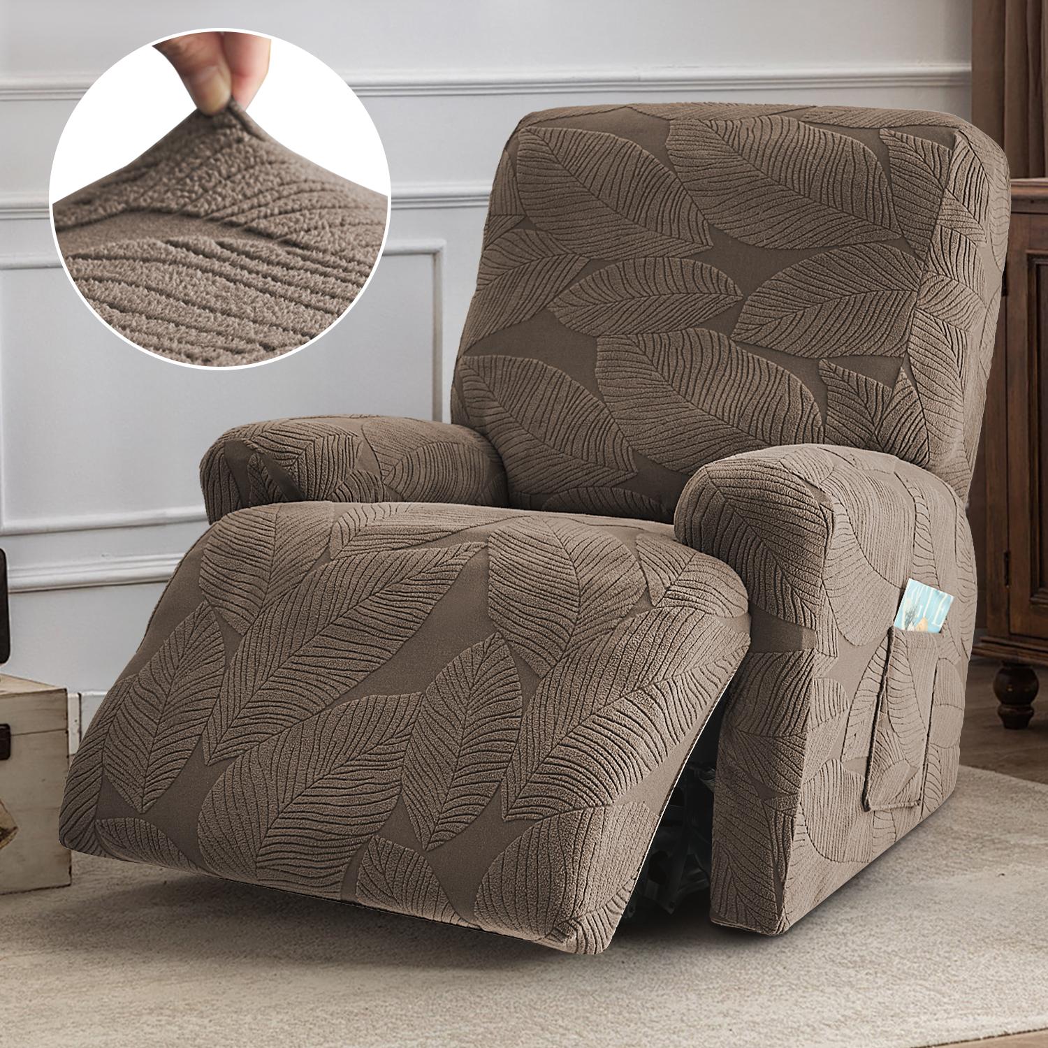 1/2/3-Personen Separater Relax-Sessel Passende Hülle Jacquard-Stoff Relax-Sessel Passende Hülle Stretch-Sessel Passende Hülle Heim Funda Sillon Relax 1 Seater