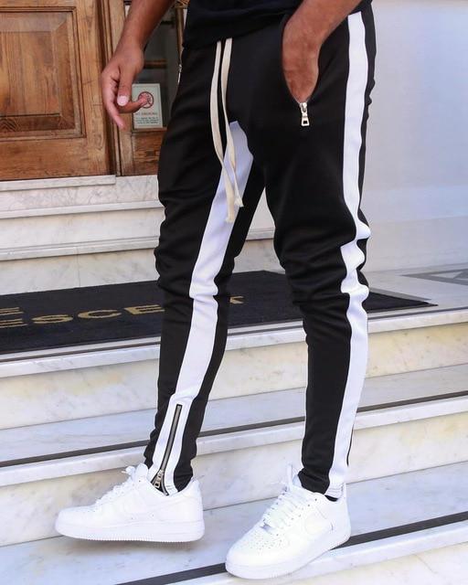 Herren-Jogginghose, Freizeithose, Fitness, Sportbekleidung, Trainingshose, schmale Jogginghose, Hose, Trainingshose XL schwarz