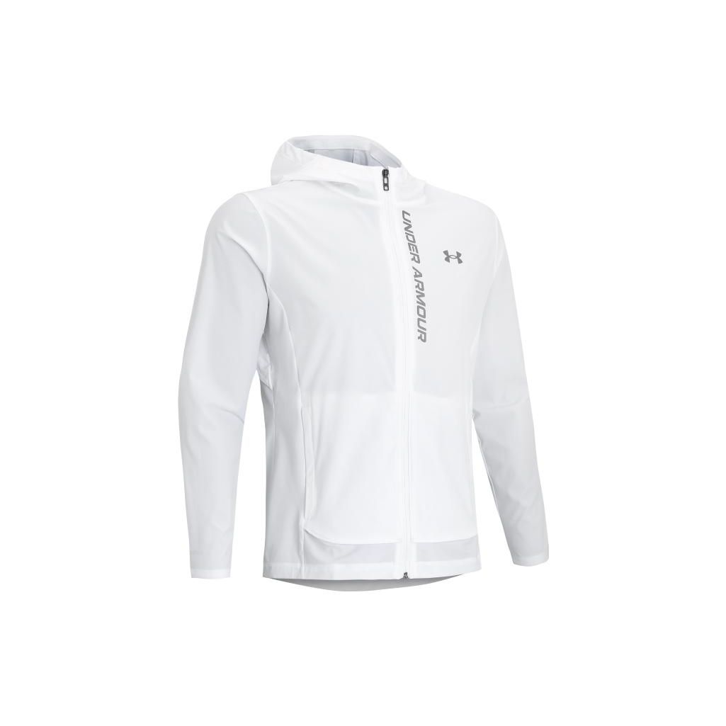 Under Armour Sonnenschutz Serie Besticktes Logo Kapuzenjacke Herren Jacken Weiß 1376794-100 M