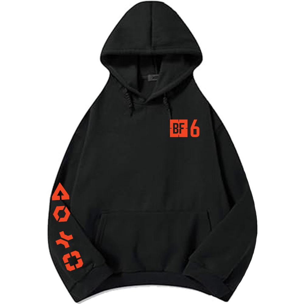 Heißes Spiel Battlefield 6 Grafik-Hoodies Unisex Langarm Fleece Kapuzenpullover Grafikdruck Pullover L