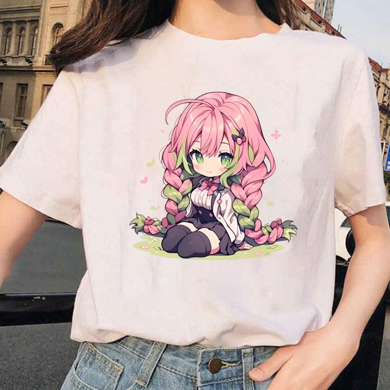 Heißes T-Shirt mit Anime-Grafik und 3D-Druck, Damenmode, Y2k-T-Shirts, kurzärmelige Shirts, süße Sommer-T-Shirts, Übergrößen L