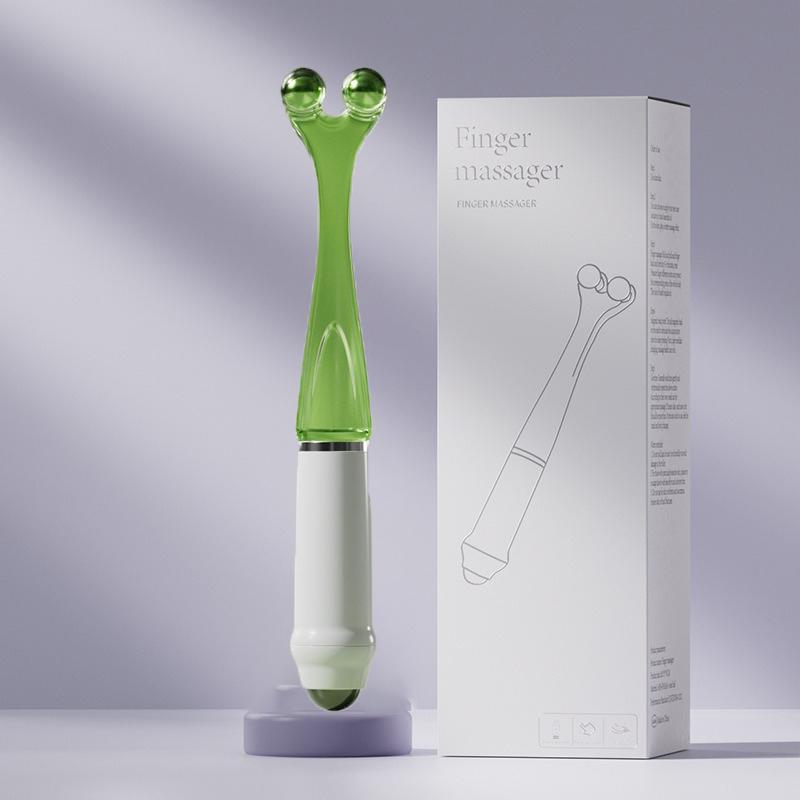 Fingergelenk-Akupunkturpunkt-Massagegerät, Rollen, Hand-Akupunkturpunkte, Massagegerät, Finger-Ermüdungsmassage-Werkzeug grün