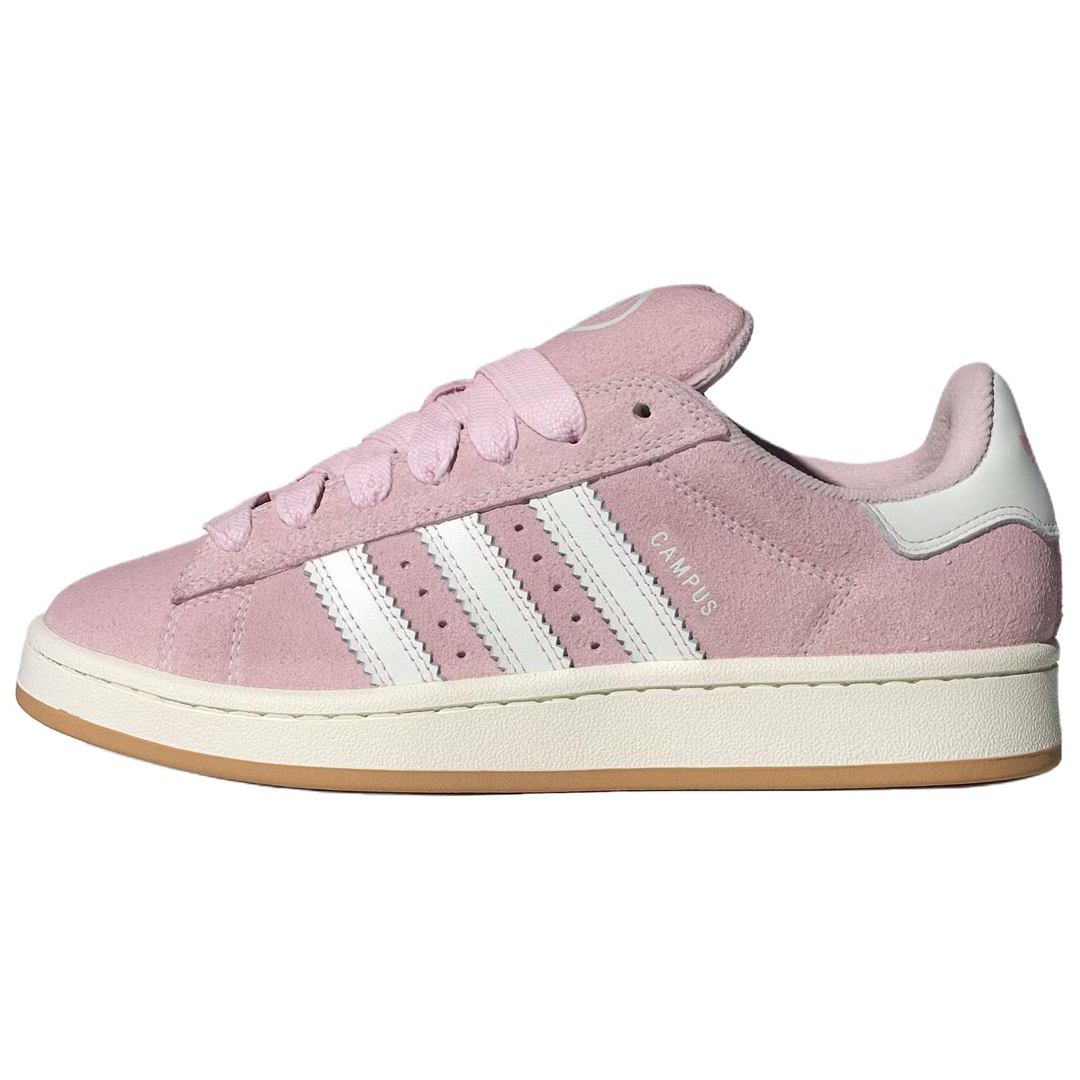 Adidas Originals Campus 00s Leder Vielseitig Bequem Langlebig Low-Top Sneakers Damen-Sneakers Klar-Pink JQ5751 38