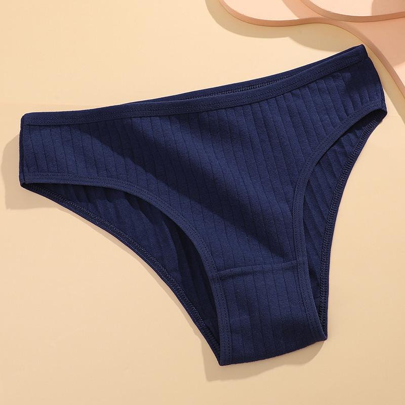 FINETOO Baumwolle Panty Damen Einfarbig Höschen für Frauen Sexy Slips Weibliche Unterhosen M-XL M