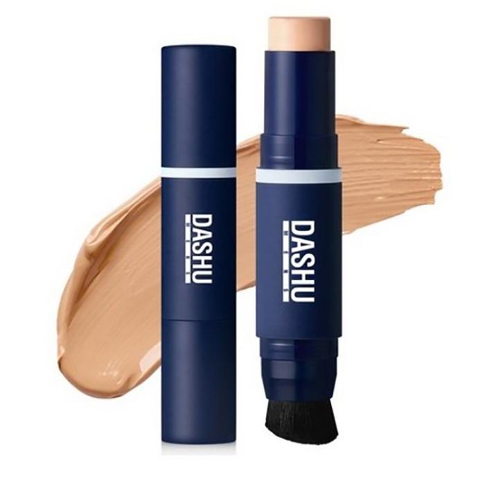 Dashu Multi Cover Stick Foundation für Herren SPF50+ PA++++ 12g – Tonkorrigierender Sonnenschutz-Stick, Koreanisch 02 Natural Beige