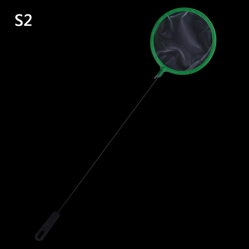 Mini Aquarium Fisch Fangen Net Griff Werkzeug Angeln Tank Runde Fisch Zubehör as the picture