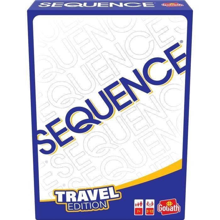 Brettspiele - GOLIATH - Sequence Travel - Lege 5 Spielsteine in eine Reihe für eine Sequence! Ab 7 Jahren