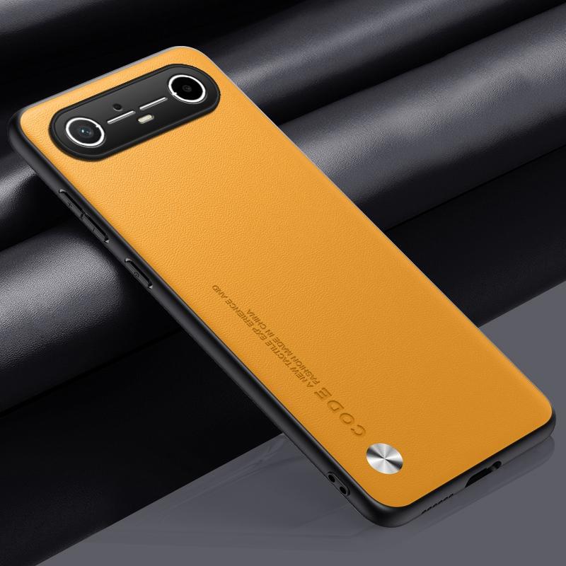 Luxus PU Lederhülle Für Tecno Pova Slim 5G Rückseite Silikon Stoßfest Vollschutz Handyhülle Für Tecno Spark Slim 4G Tecno Pova Slim gelb