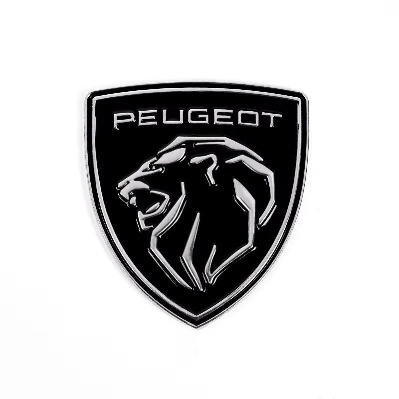 2026 Heißes Autoaufkleber für Peugeot 408 4008 308 3008 Rifter 5008 508 2008 208 301 RCZ 407 Auto 3D Metall-Plaketten Kofferraum Karosserie Fenster Si