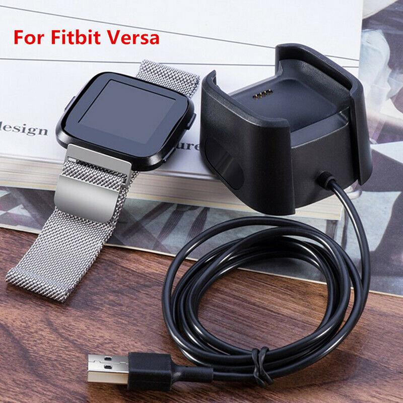 Ladestation für Fitbit Versa Smart Watch USB-Datenkabel Basis Desktop-Ladegerät one size