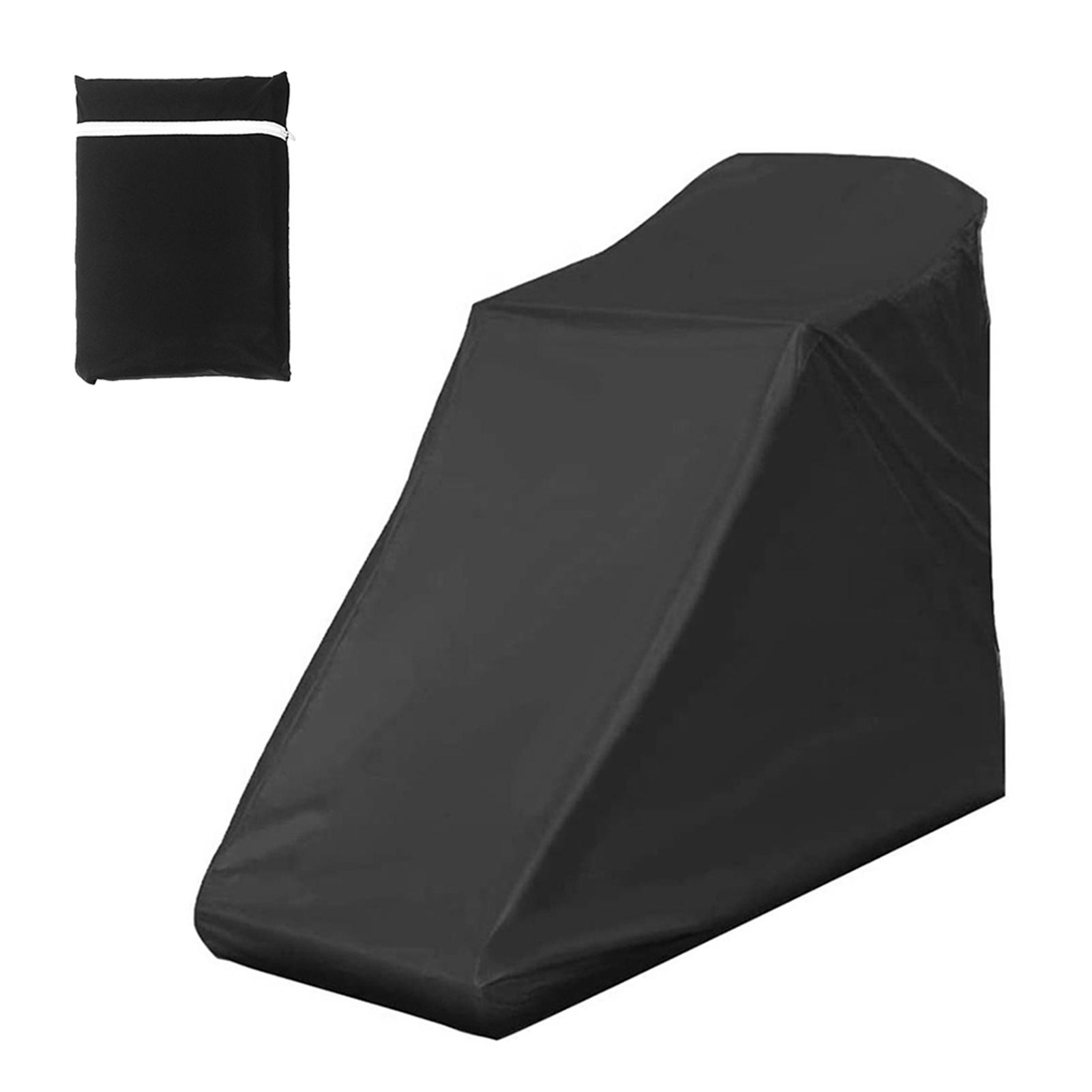 Laufband-Abdeckung, faltbare Laufband-Abdeckung, staubdichte, wasserdichte Abdeckung, universelle Passform, für Sport und Laufen schwarz