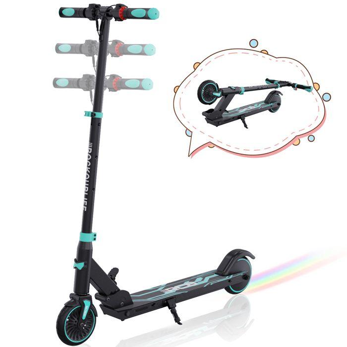RCB R15 Klappbarer Elektroroller für Kinder Nur 7,55 kg Höhenverstellbar Geschenk für Kinder und Jugendliche Blau blau