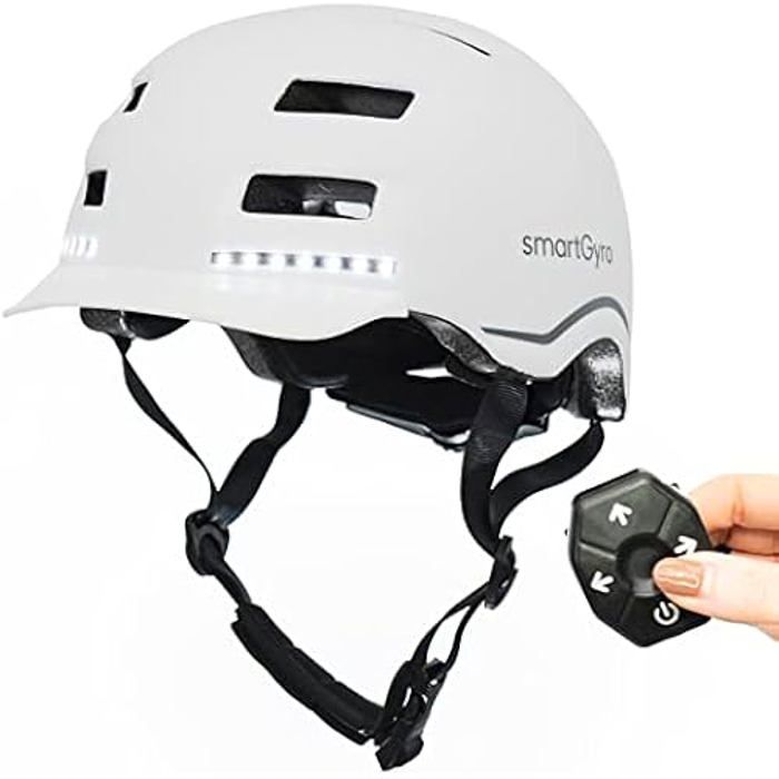 Intelligenter Helm - SMARTGYRO - Smart-Helm - LED-Beleuchtung - Bluetooth - Fortschrittliche Sicherheit