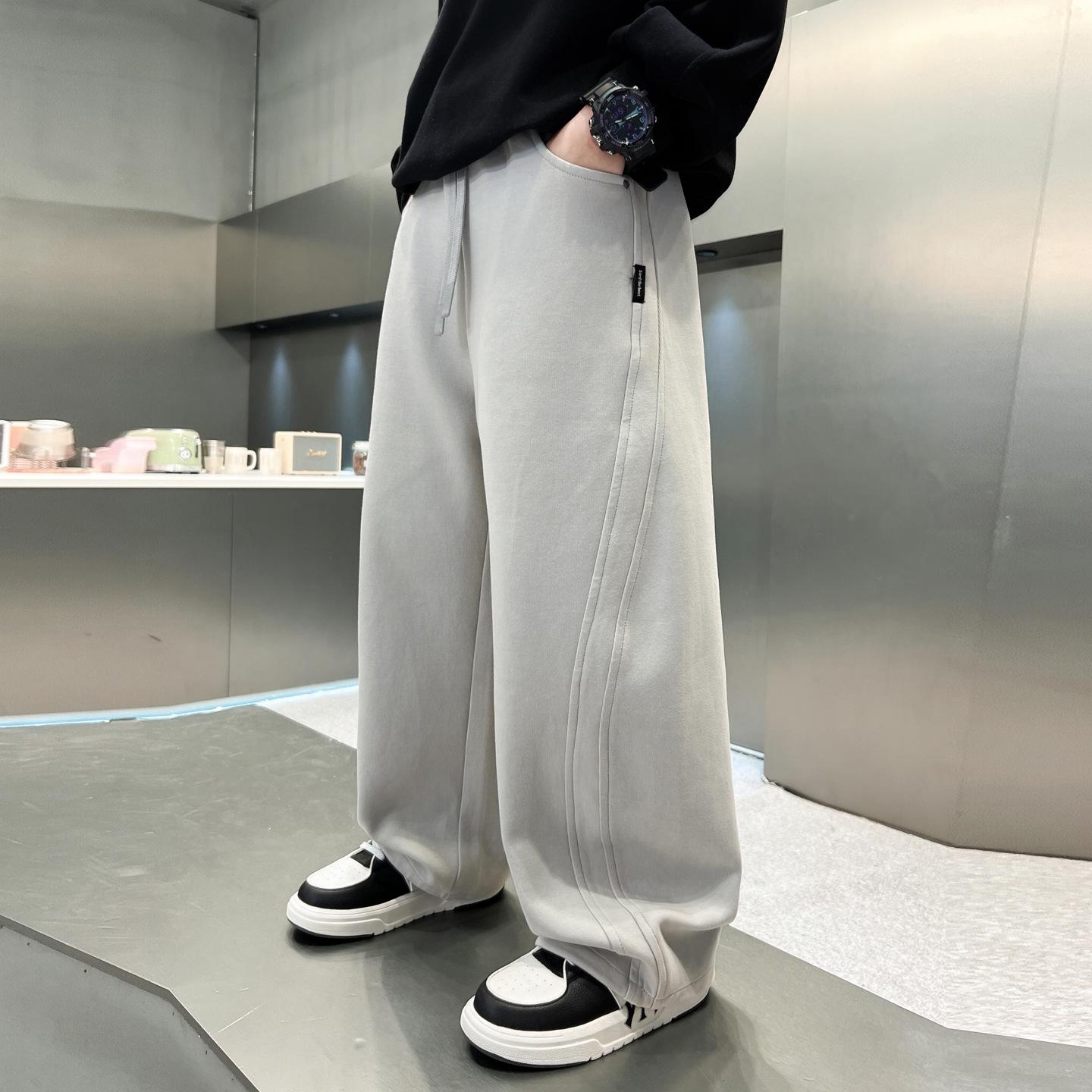 Kinderbekleidung: Herbsthosen für Jungen – Neue Kollektion: Sporthosen und Jogginghosen für ältere Jungen 160cm gray