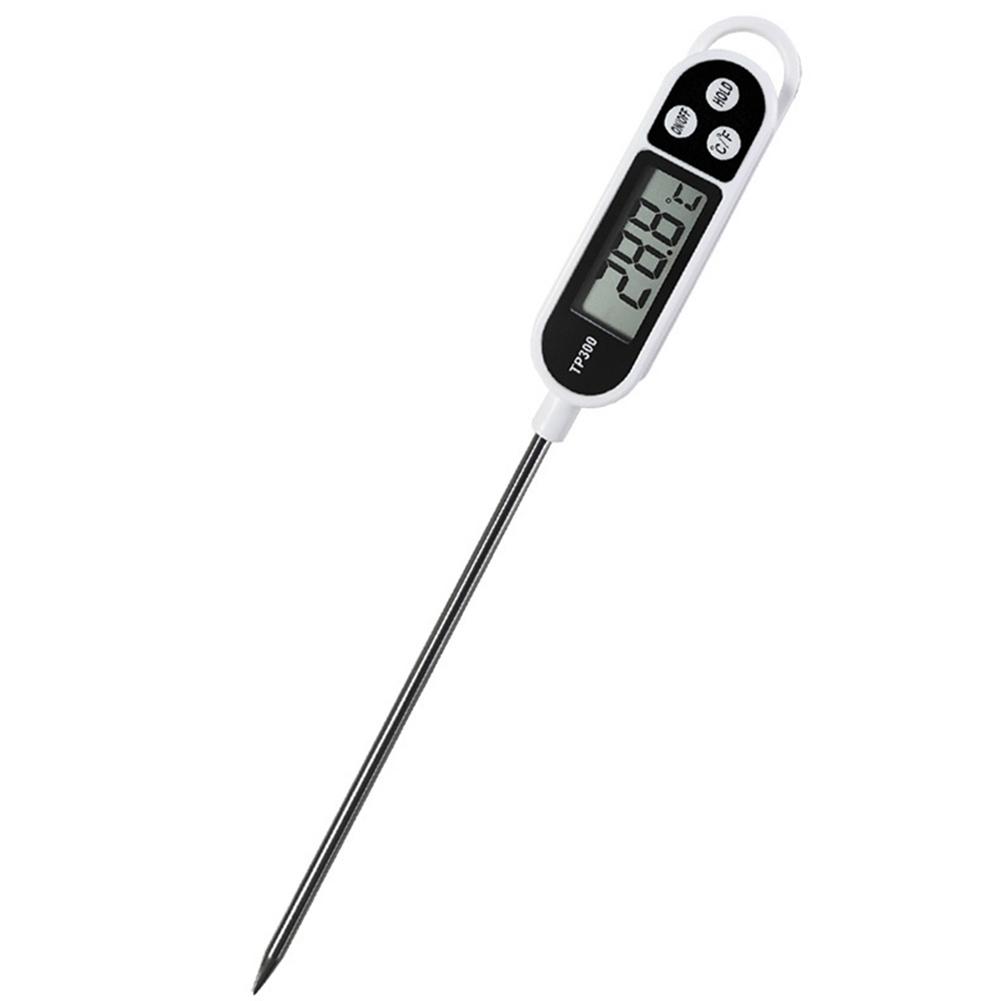 TP300 Digitales Lebensmittelthermometer, sofort ablesbare elektronische Lebensmittelsonde, digitales Temperaturmessgerät für Fleisch/Kochen/Grillen/Milch