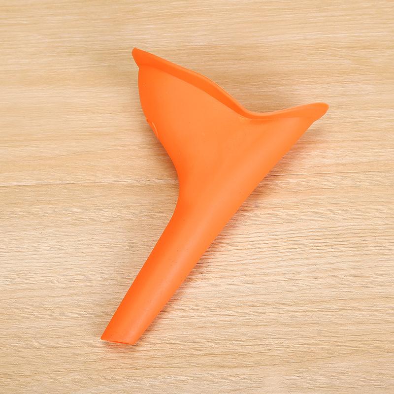 MIT Weibliche Reise-Uriniertoilette für draußen, Uringerät, Trichter, weibliches Stehurinal für Frauen, Lady Girl, Sexspielzeug für Frauen Orange