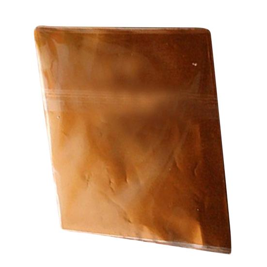 100 Stücke mehrfarbige Aluminiumfolie Bonbonpapier Schokolade Süßigkeiten Paket Wrapper orange