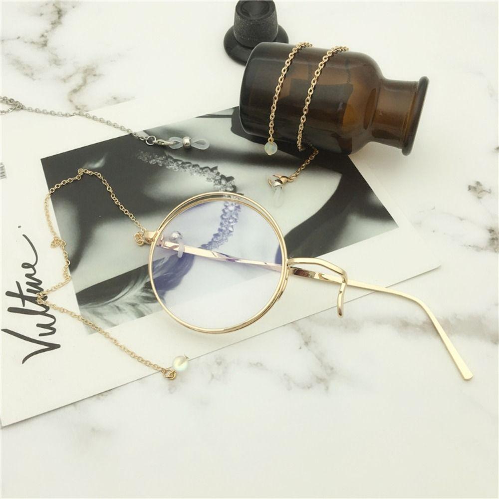 Hochwertiges Anime Monokel Stilvolle Brille Steampunk Stil Retro Cos Brille Punks Britischer Stil Brille Unisex beige