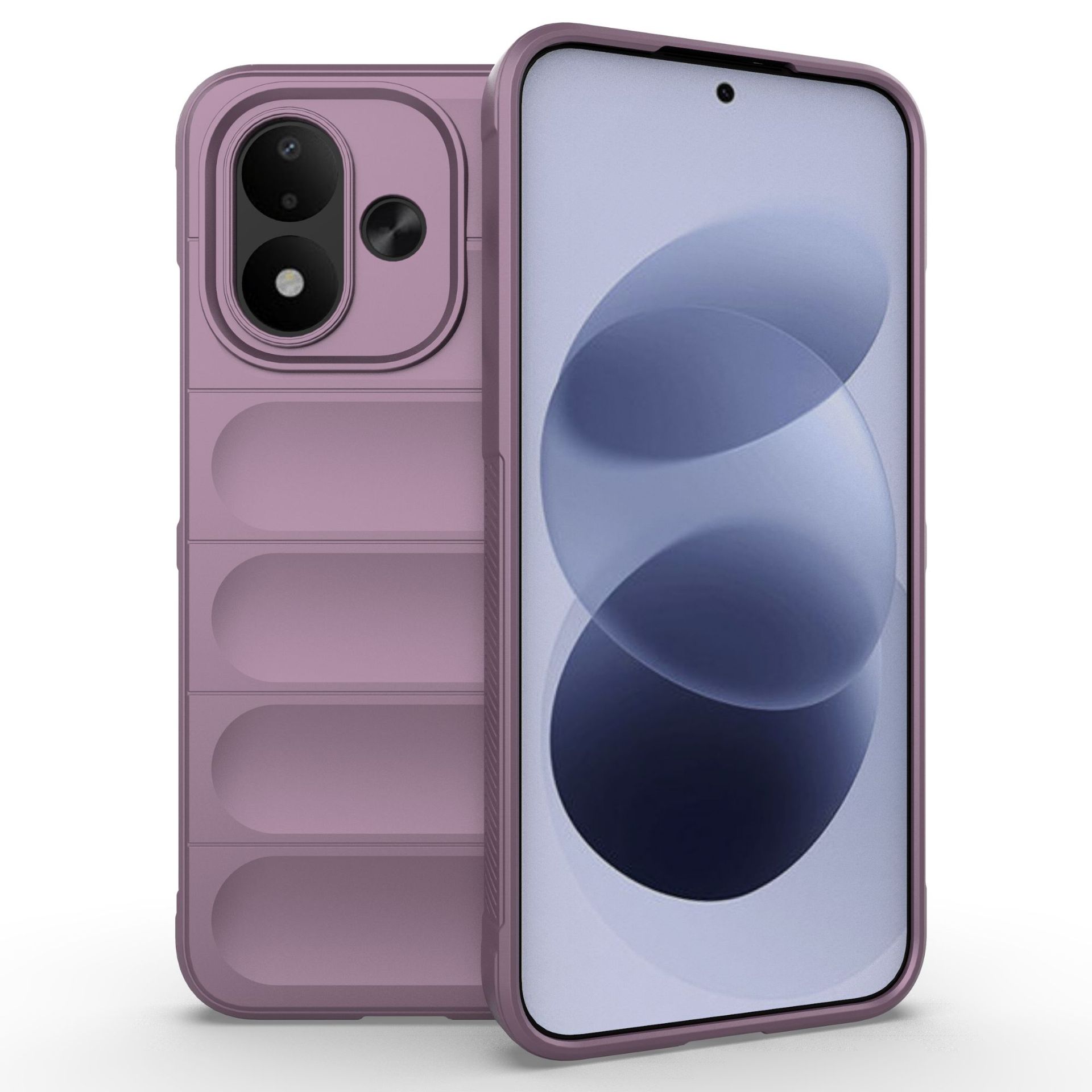 Xiaomi Redmi Note 17 5G Handyhülle, Waschbare Weiche TPU Handyhülle Cover für Xiaomi Redmi Note 17 5G licht lila