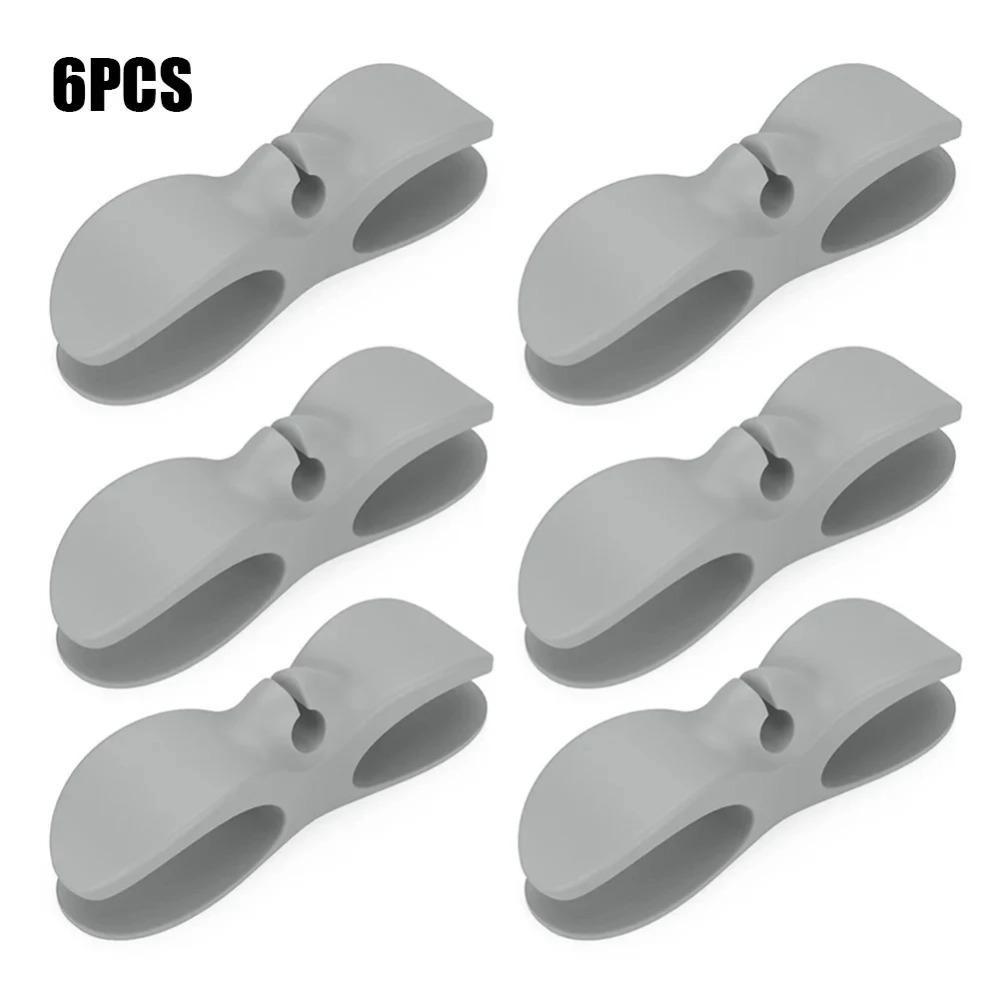 6-teiliger Kabelwickler-Organizer für Küchengeräte, Kabelwickler, Kabelmanagement-Cliphalter für Airfryer, Kaffeemaschinen-Fixierer grey 6pcs