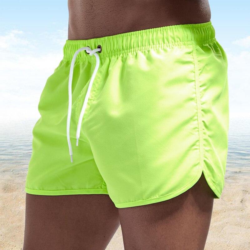9 Farben Schnell trocknende Shorts Laufsport Shorts Herren Shorts Sommer Strandshorts Boxershorts Freizeitshorts Strandshorts 3XL grün
