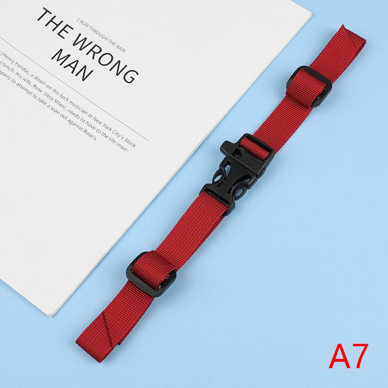 Rutschfester Rucksack-Brusttaschengurt, verstellbarer Schultergurt für Tasche, Outdoor-Camping-Taschen, Riemen, Rucksack-Zubehör rot