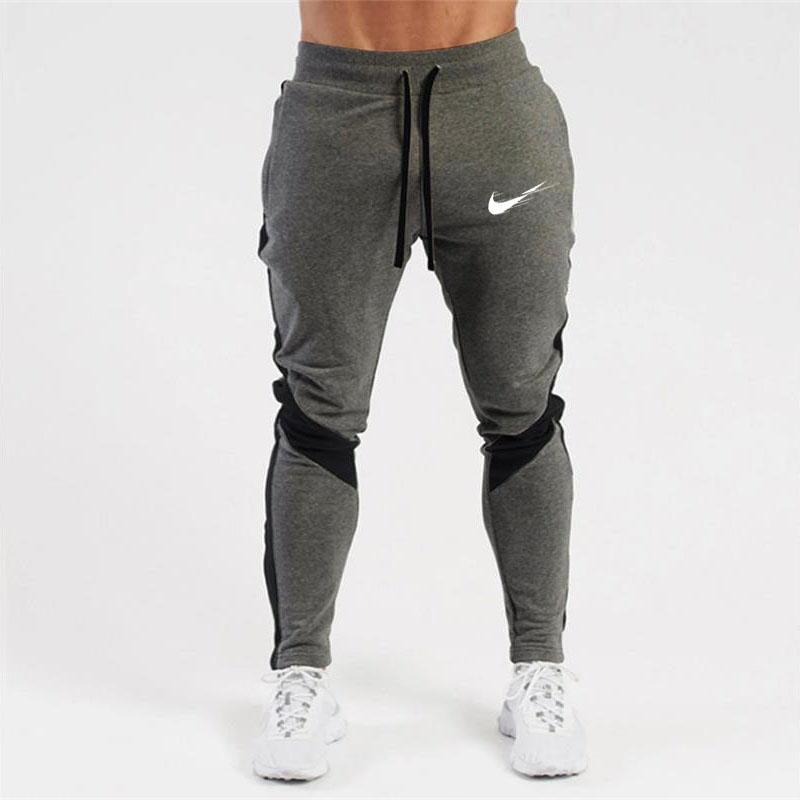 Hellgrau 2025 Neue Herren Herbst und Winter Freizeithosen Sporthosen Herrenhosen Jogginghosen Lange Hosen M grau