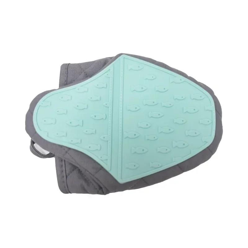 1PC Silikon Anti-verbrühungen Ofen Handschuhe Handschuhe Topflappen Küche Silikon Handschuhe Tablett Schüssel Schüssel Halter Ofen Handschoen hand Clip